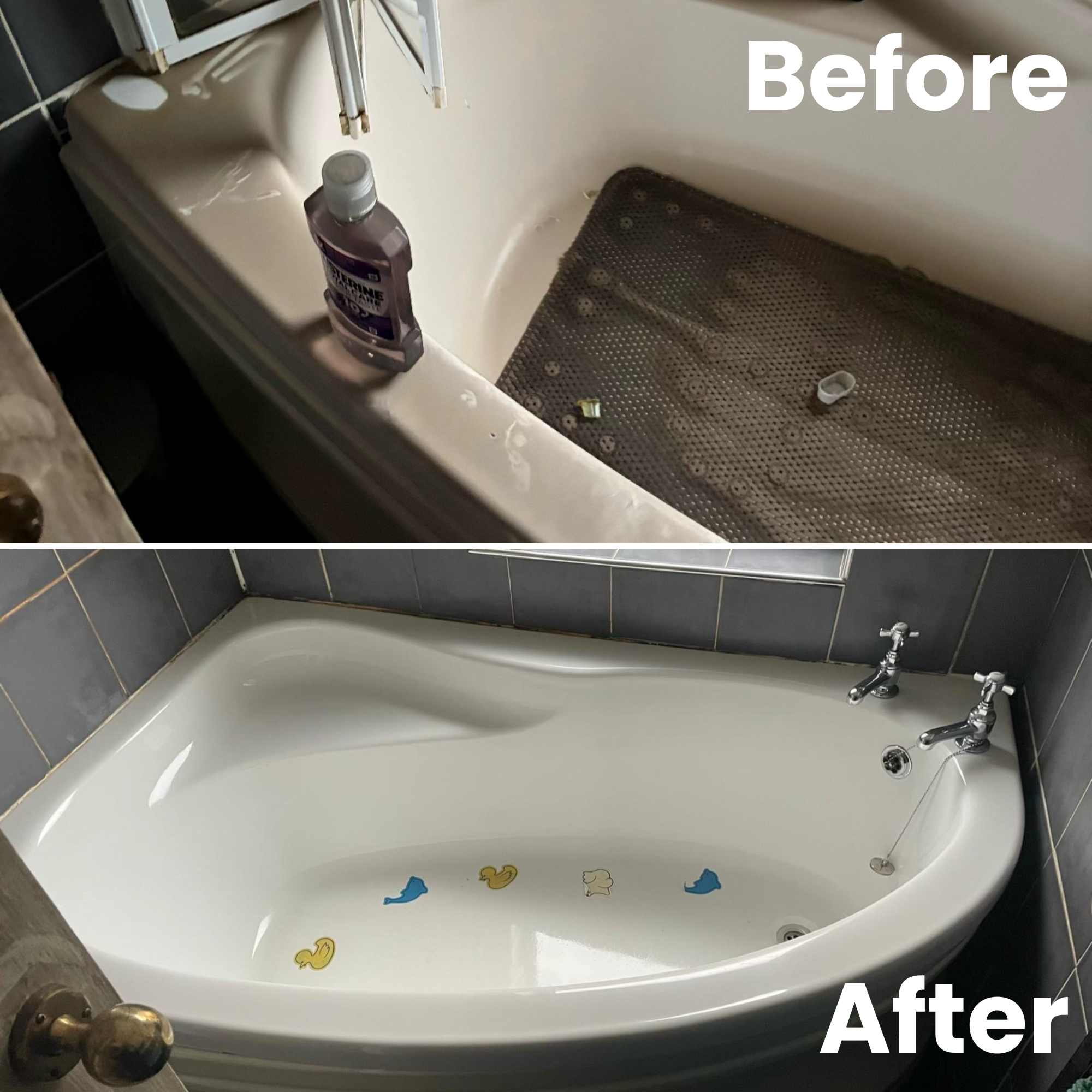Before and after house fire