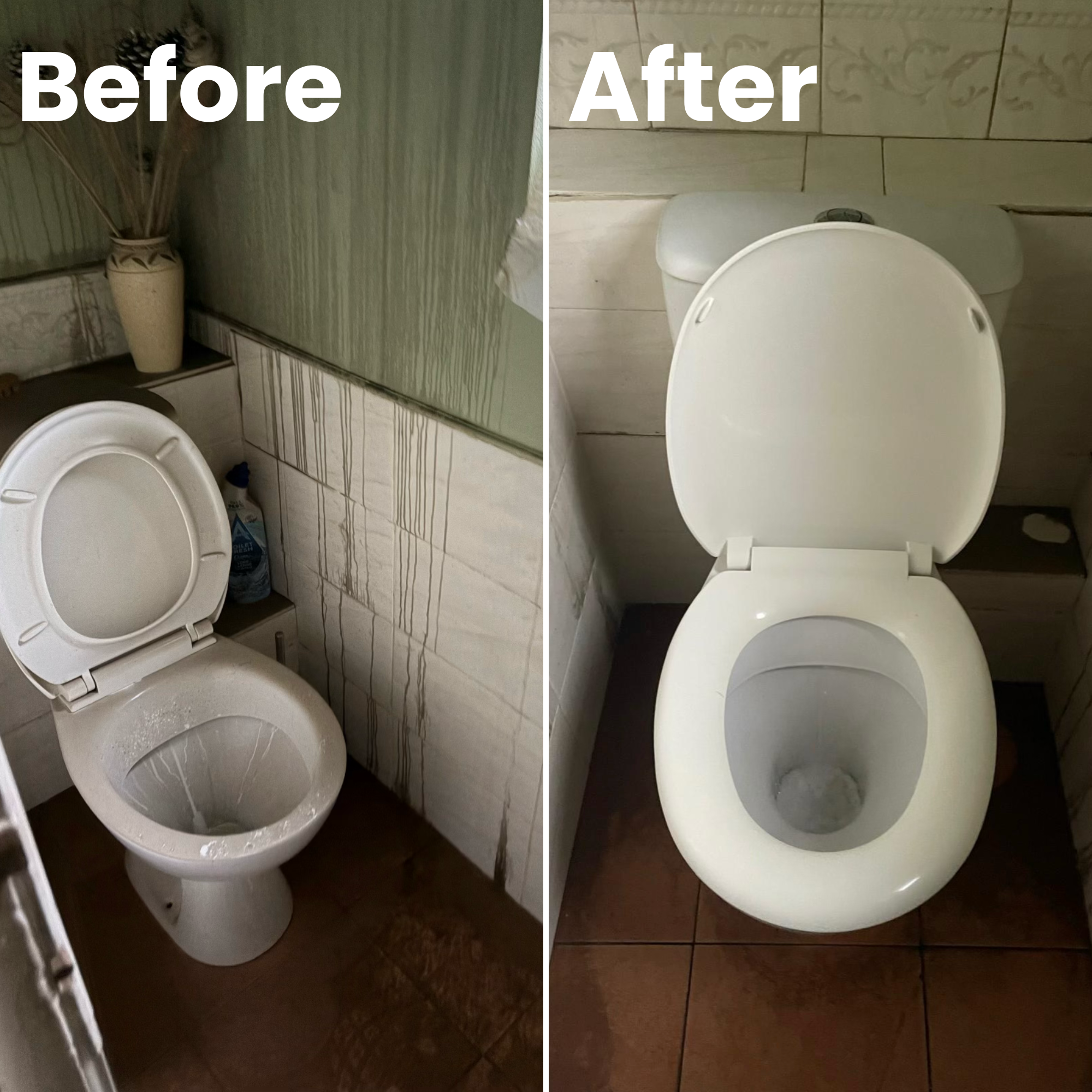 Before and after house fire